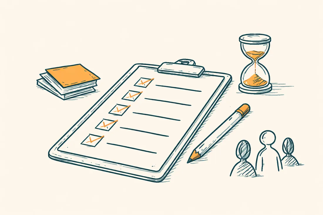 Line illustration for Employer checklists