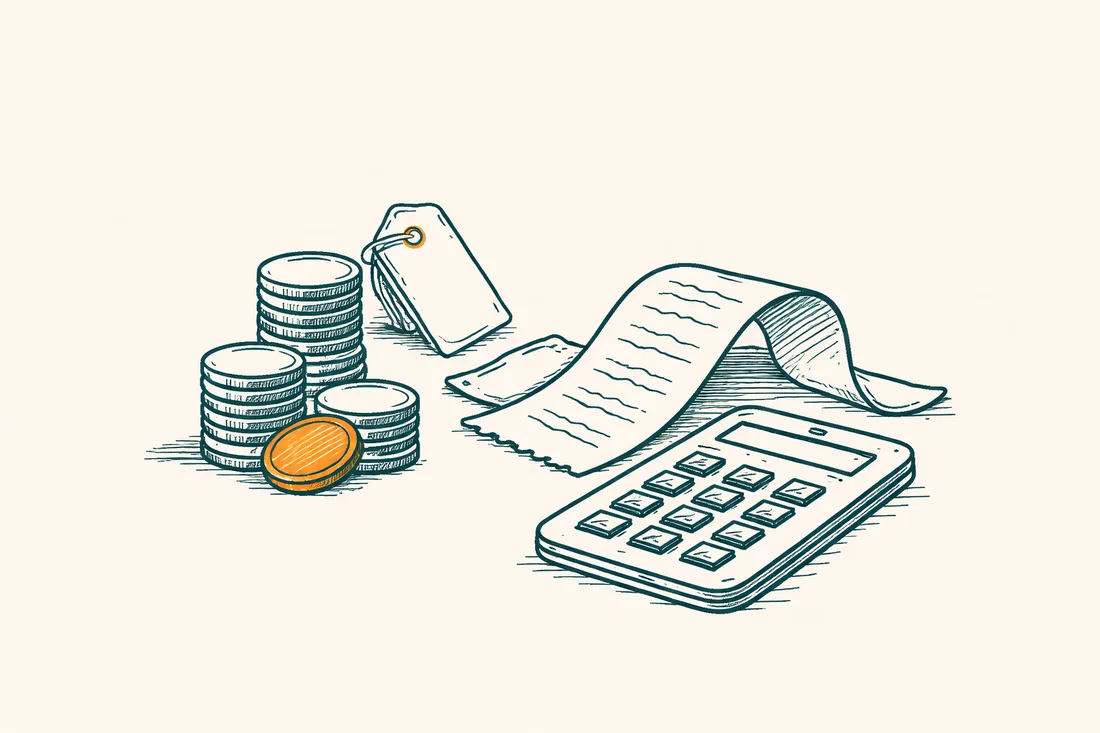 Line illustration for True cost of an employee